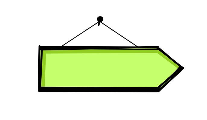green signboard hand drawn, sign board, placard hanging, shop door sign doodle blank