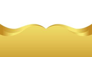 gold wave gradient for a banner, golden wavy shape, gold wave curve on white background, golden wave corner shape for banner, stripes ribbon golden graphic, striped gold gradient luxury vector