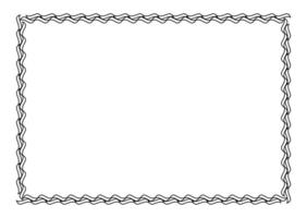 rectangle graphic frame, border frame simple, art line frame vector