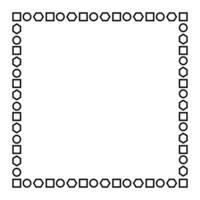 square frame, border frame graphic simple vector
