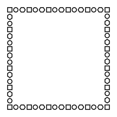 square frame, border frame graphic simple