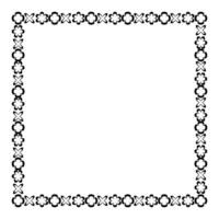 square frame template, border frame graphic simple, square frame, art line frame vector