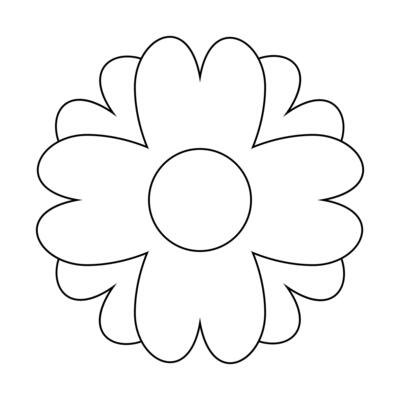 flower simple line, line floral icons, flower outline shape, flora art stroke