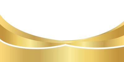 gold gradient for banner, gold wavy shape, gold wave curve on white background, golden wave corner shape for banner, stripes ribbon golden graphic, striped gold gradient luxury vector