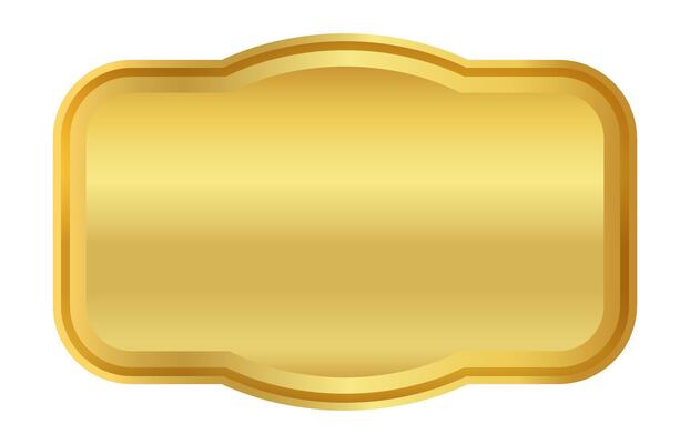 gold label frame, sticker tag gold frame, label of a price, badge gold for name card