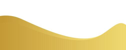 gold wave gradient for banner, golden wavy shape, gold wave curve on white background, golden wave corner shape for banner, stripes ribbon golden graphic, strip gold gradient luxury vector