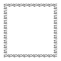 square frame, border frame graphic, square frame, art line frame vector