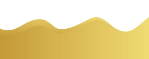 gold wave gradient for banner, golden wavy shape, gold wave curve on white background, golden wave corner shape for banner, stripes ribbon golden graphic, striped gold gradients vector