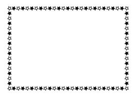 rectangle a4 frame, star border frame graphic simple, art line frame vector