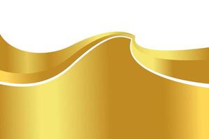 gold gradient for banner, golden wavy shape, gold wave curve on white background, golden wave corner shape for banner, stripes ribbon gold graphic, stripe gold gradient luxury vector