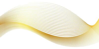 luxury gold wavy art line pattern, guilloche curves, elegant lines golden wave curve, gold wave line corner shape for element, stripes ribbon golden graphic, striped gold vector