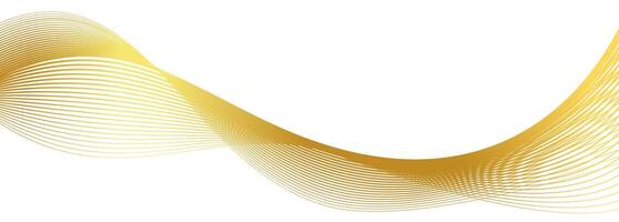 luxury golden wavy line pattern, guilloche curves, elegant lines golden wave curve, gold wave line corner shape for element, stripes ribbon golden graphic, striped gold vector