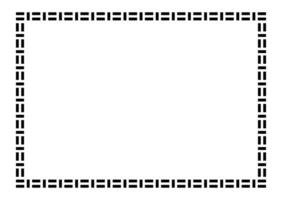 rectangle simple frame, border frame graphic simple, art line frame vector