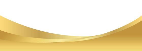 gold gradient for banner, golden wavy shape, gold wave curve on white background, golden wave corner shape for banner, stripes ribbon golden graphics, striped golden gradient luxury vector