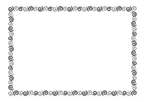 rectangle a4 template frame, border frame graphic simple, art line frame vector