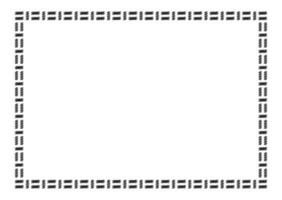 empty rectangle a4 frame, border frame graphic simple, art line frame vector