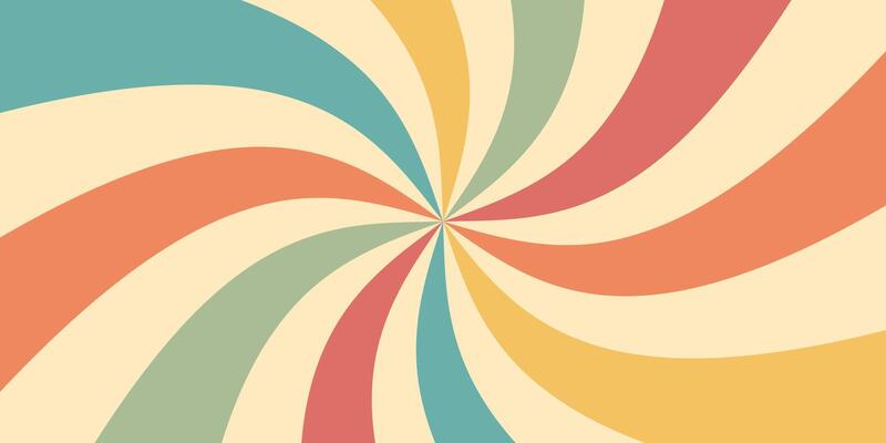Boho Vintage Solar Tapestry Pattern for Background, Wall Art Retro Rainbow Sunrise for Background, Minimal Geometric Abstract Art, Hippie Bohemian for Background