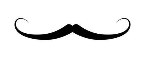 Mustache hipster, Handlebars Mustache, Whisker Elegant, Silhouette Mustache shape, Classic Gentleman's Mustache vector