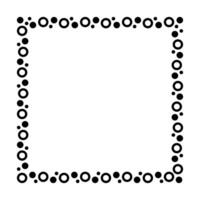 square frame, blank border frame graphic, square frame, art line frame vector