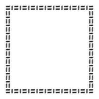 square frame empty black, border frame graphic simple, square frame, art line frame vector