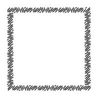 empty of square frame, border frame graphic simple, square frame, art line frame vector