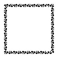 square frame simple, border frame graphic simple, square frame, art line frame vector