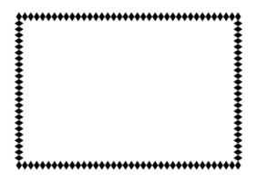 rectangle a4 frame, border graphics simple, art line frame vector