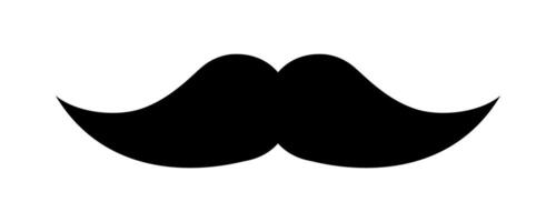Mustache hipster simple, Handlebars Mustache, Whisker Elegant, Silhouette Mustache shape, Classic Gentleman's Mustache vector