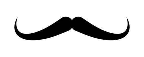 Mustache hipster graphic icon, Handlebars Mustache, Whisker Elegant, Silhouette Mustache shape, Classic Gentleman's Mustache vector