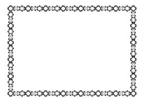 rectangle frame, border frame graphic simple, art line frame vector