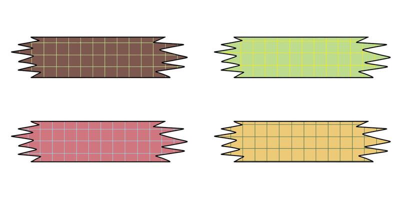 doodle style scrapbook tape