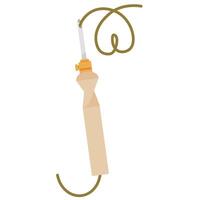 Punch Needle Tool with Thread 2 vector