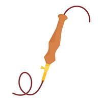 Punch Needle Tool with Thread vector