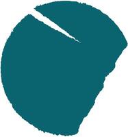 A torn piece of round paper with rough, jagged white edges. vector