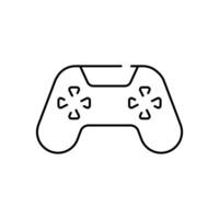 Console icon. Joystick symbol. Gamepad outline icon vector