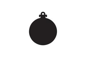 A black and white icon of a bomb vector