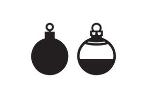 Two black and white bombs on a white background vector