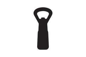 Bottle opener icon illustration on white background vector