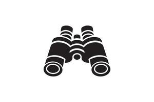 Binoculars icon illustration on white background vector