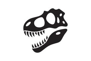 A dinosaur head with a mouth open and teeth vector