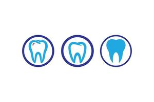 A tooth and a toothbrush are shown in blue and white vector