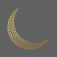 Eid event special moon artwork design vector