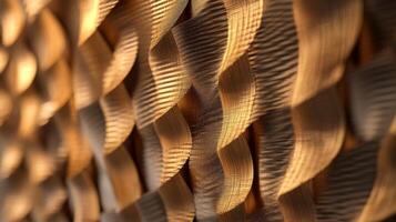 A close up of a wooden wall with wavy lines photo