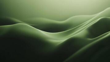 Abstract green background with a soft, flowing texture photo