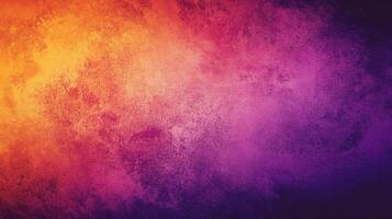 Colorful abstract background with orange, purple and yellow photo