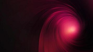 A red and black swirl background with a light in the center photo
