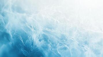 Abstract blue water background with white clouds photo