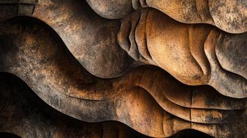 Abstract texture of wood with waves photo