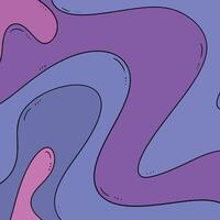 abstract art image with the beauty of wave movements like ocean currents dominated by bluish colors vector