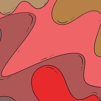 abstract art image with the beauty of wave movements like ocean air currents that are predominantly pink and a mixture of other colors vector